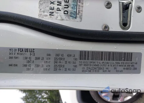 2019 Jeep Compass Limited 4X4 from USA, damaged, VIN 3C4NJDCB4KT596419